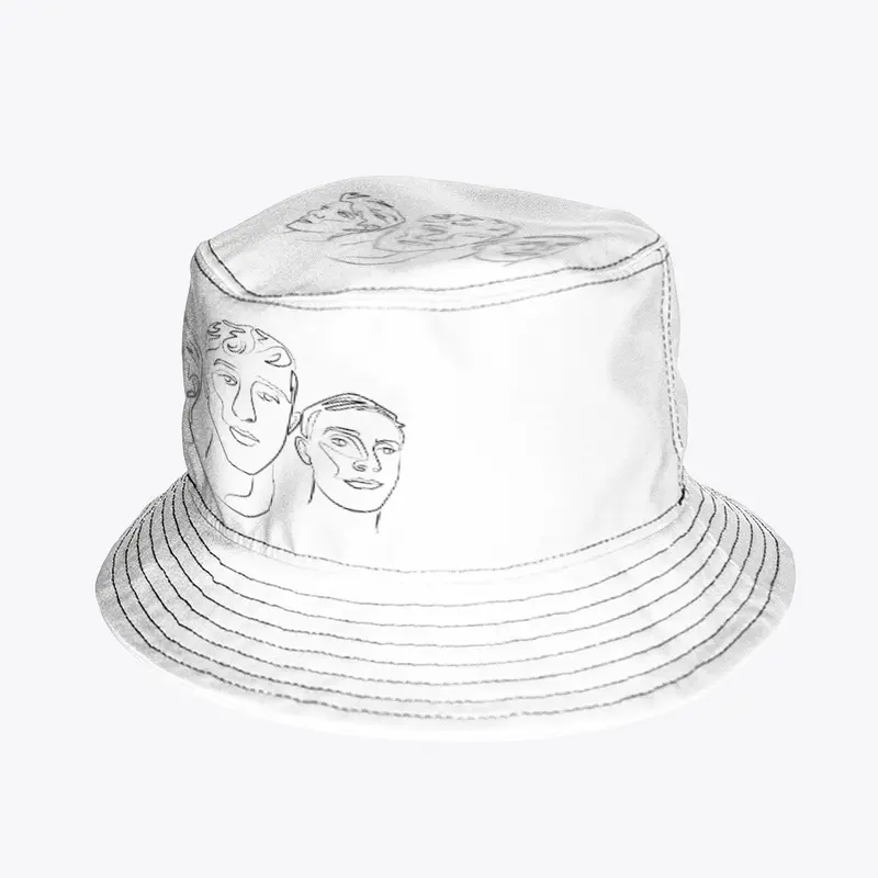 WTM Bucket Hat White